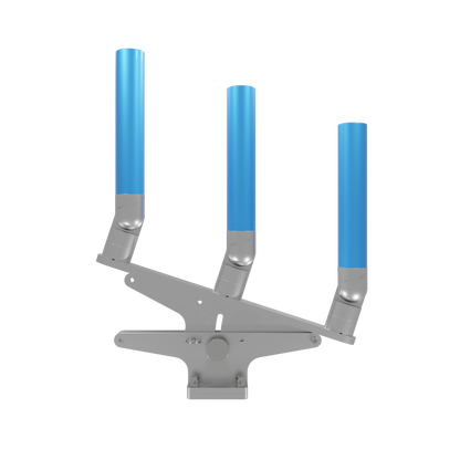 TRIPLE ARTICULATING TREE ROD HOLDER WITH MOUNT