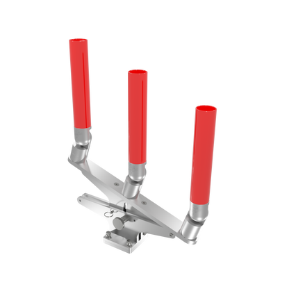 TRIPLE ARTICULATING TREE ROD HOLDER WITH MOUNT