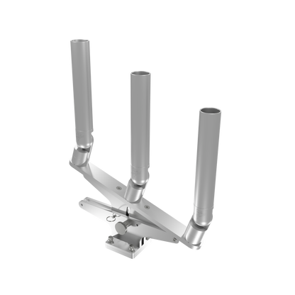 TRIPLE ARTICULATING TREE ROD HOLDER WITH MOUNT