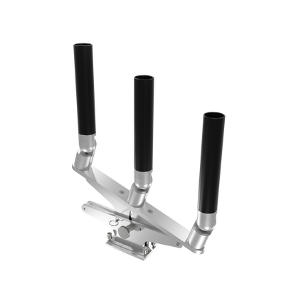 TRIPLE ARTICULATING TREE ROD HOLDER WITH MOUNT