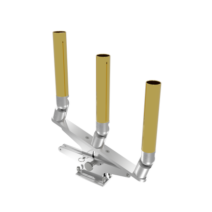TRIPLE ARTICULATING TREE ROD HOLDER WITH MOUNT