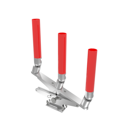 TRIPLE ARTICULATING TREE ROD HOLDER WITH MOUNT