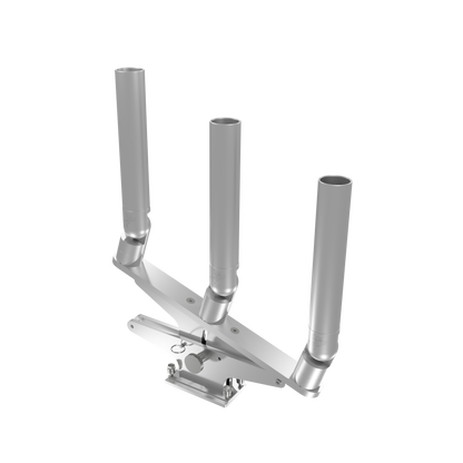 TRIPLE ARTICULATING TREE ROD HOLDER WITH MOUNT