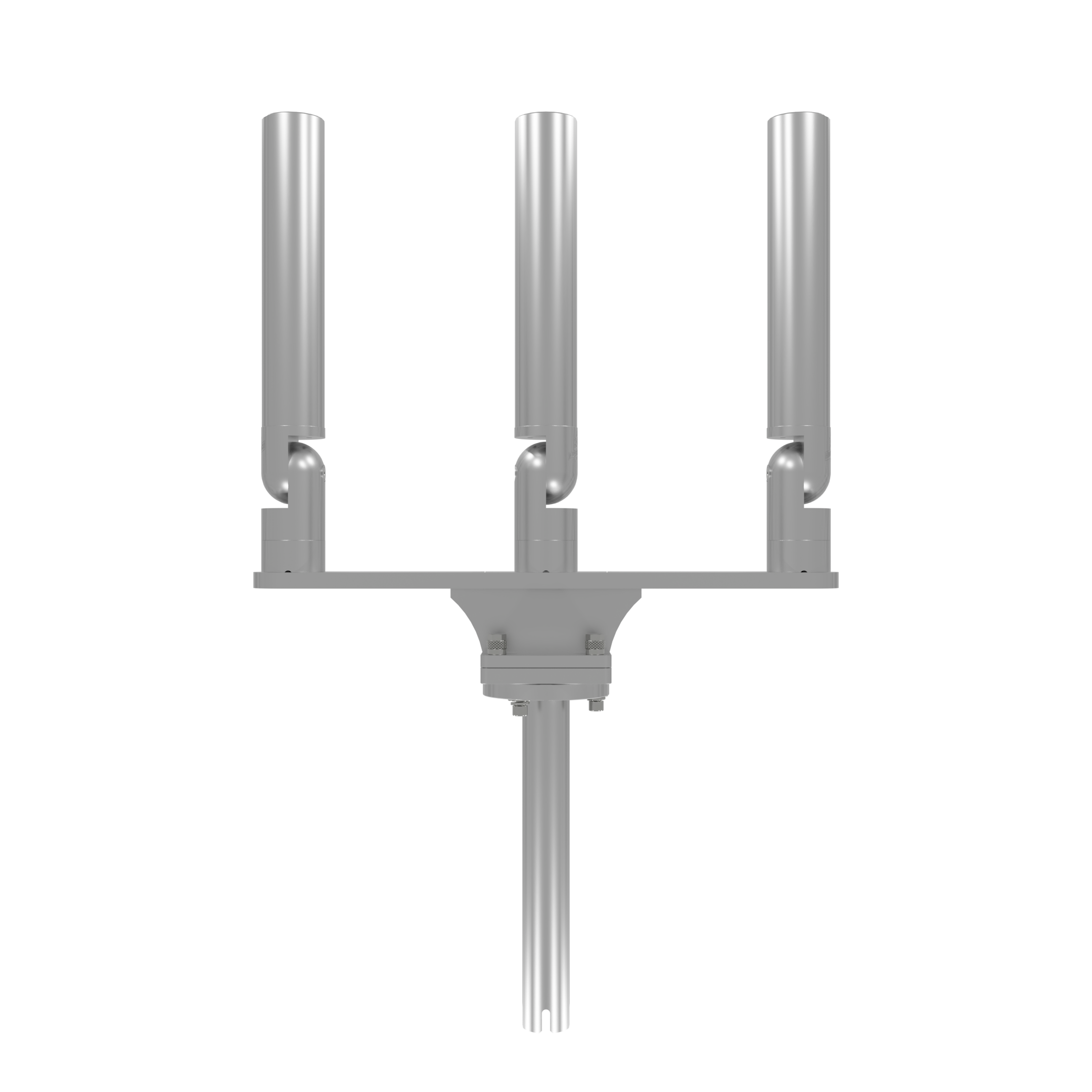 TRIPLE HORIZONTAL TREE ROD HOLDER WITH GIMBAL