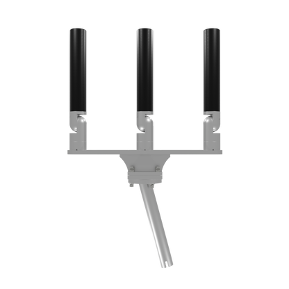 TRIPLE HORIZONTAL TREE ROD HOLDER WITH GIMBAL