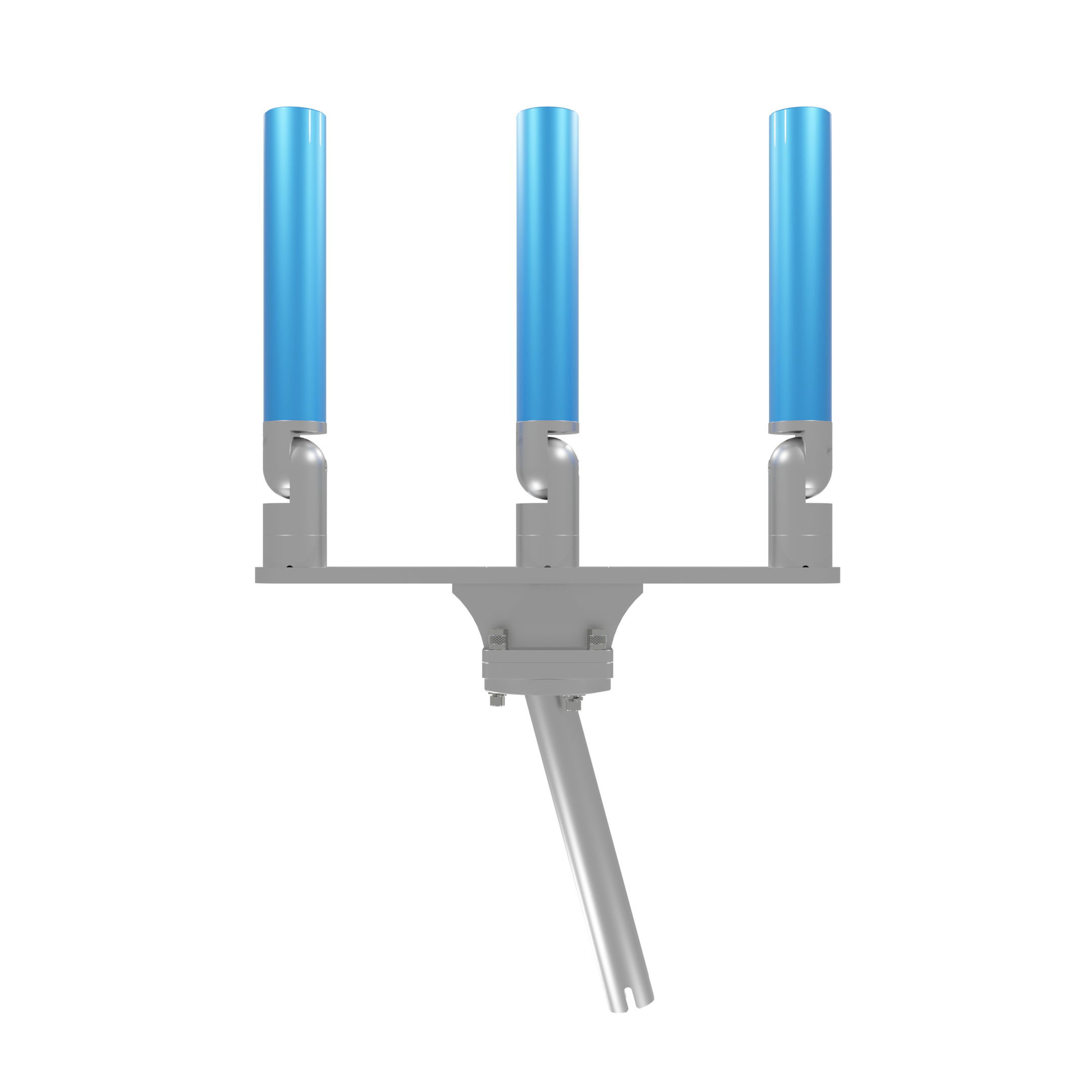 TRIPLE HORIZONTAL TREE ROD HOLDER WITH GIMBAL