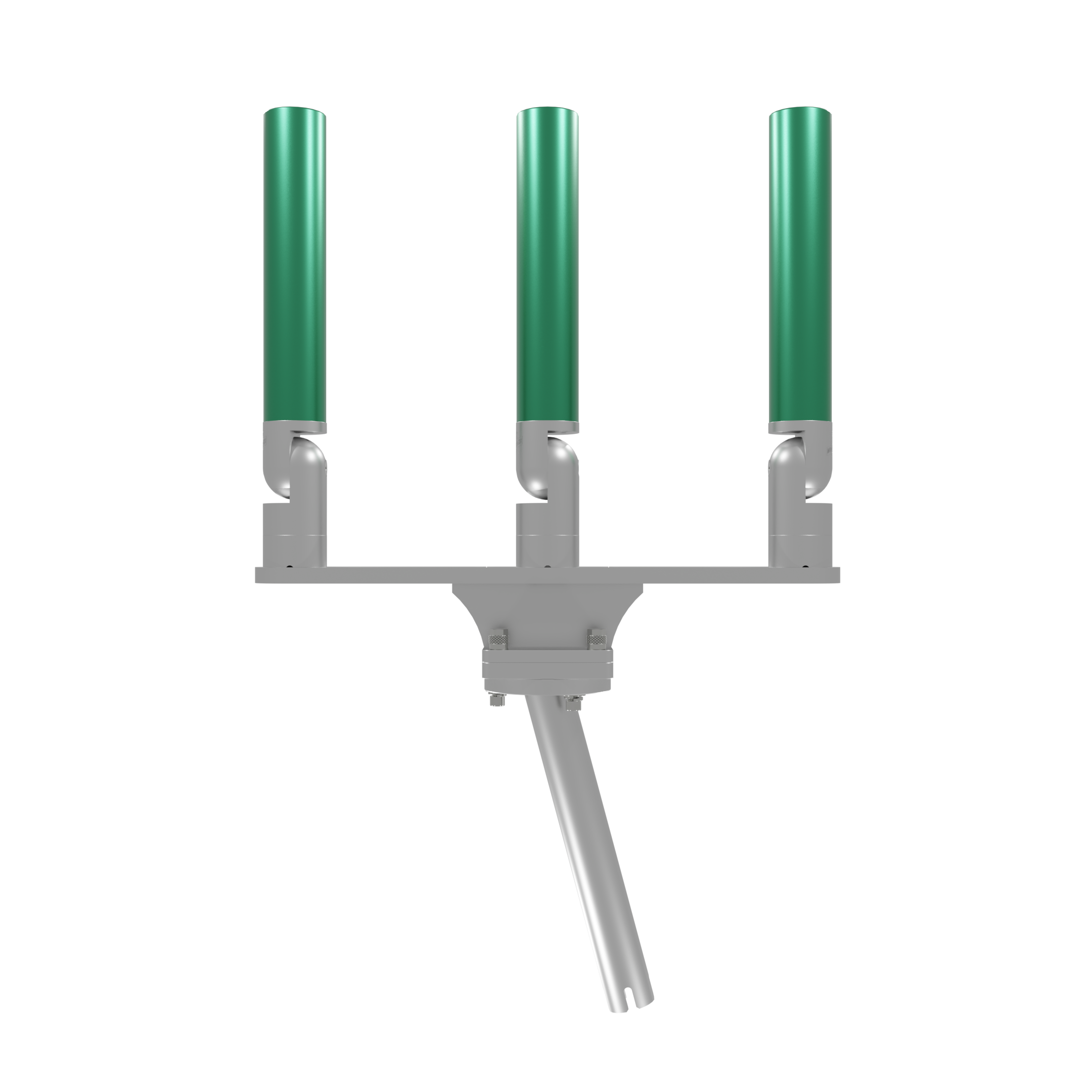 TRIPLE HORIZONTAL TREE ROD HOLDER WITH GIMBAL