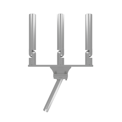 TRIPLE HORIZONTAL TREE ROD HOLDER WITH GIMBAL