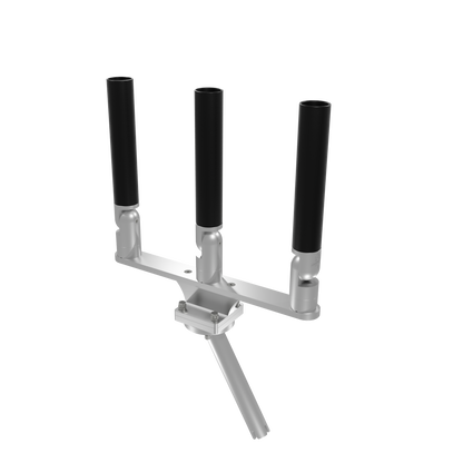 TRIPLE HORIZONTAL TREE ROD HOLDER WITH GIMBAL