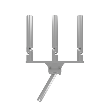 TRIPLE HORIZONTAL TREE ROD HOLDER WITH GIMBAL