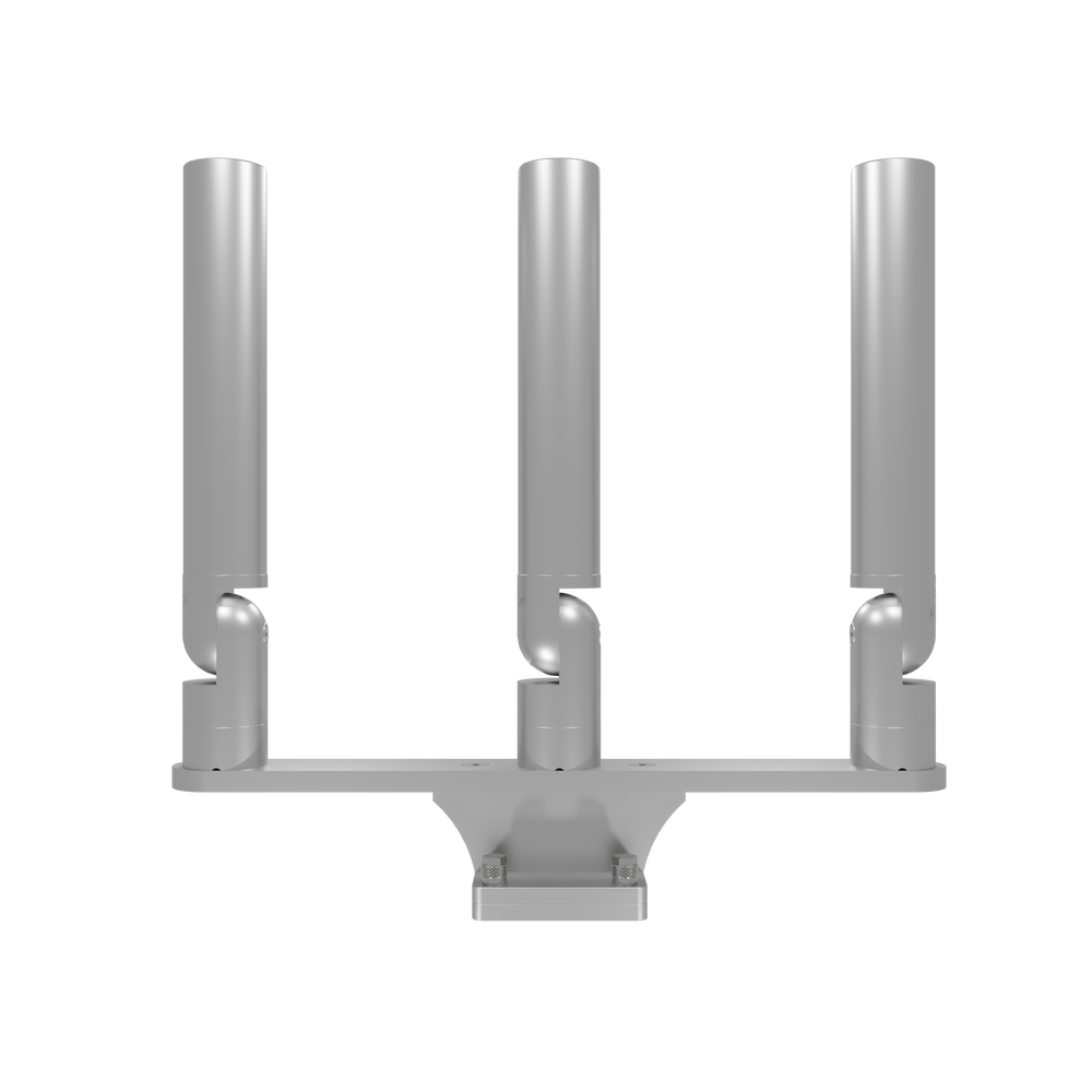 Triple Horizontal Tree Rod Holder – Track & Gunnel Mount Options ...