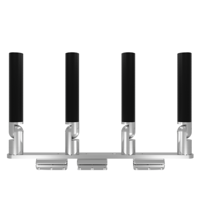 QUAD HORIZONTAL TREE ROD HOLDER WITH CLAMSHELL