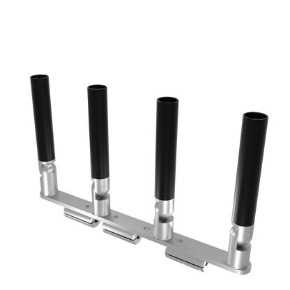 QUAD HORIZONTAL TREE ROD HOLDER WITH CLAMSHELL