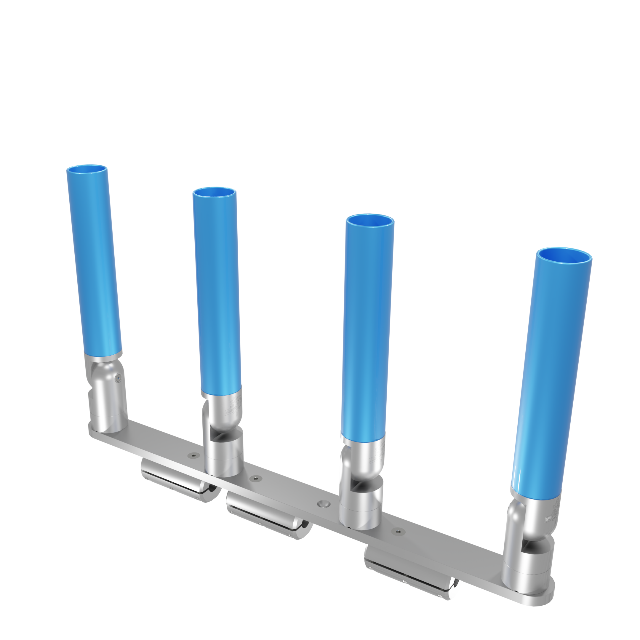 QUAD HORIZONTAL TREE ROD HOLDER WITH CLAMSHELL