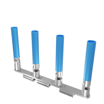 QUAD HORIZONTAL TREE ROD HOLDER WITH CLAMSHELL