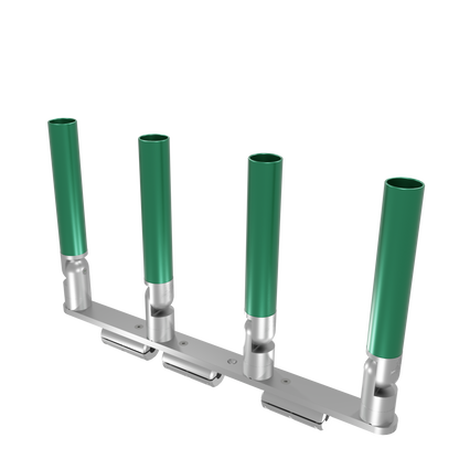 QUAD HORIZONTAL TREE ROD HOLDER WITH CLAMSHELL