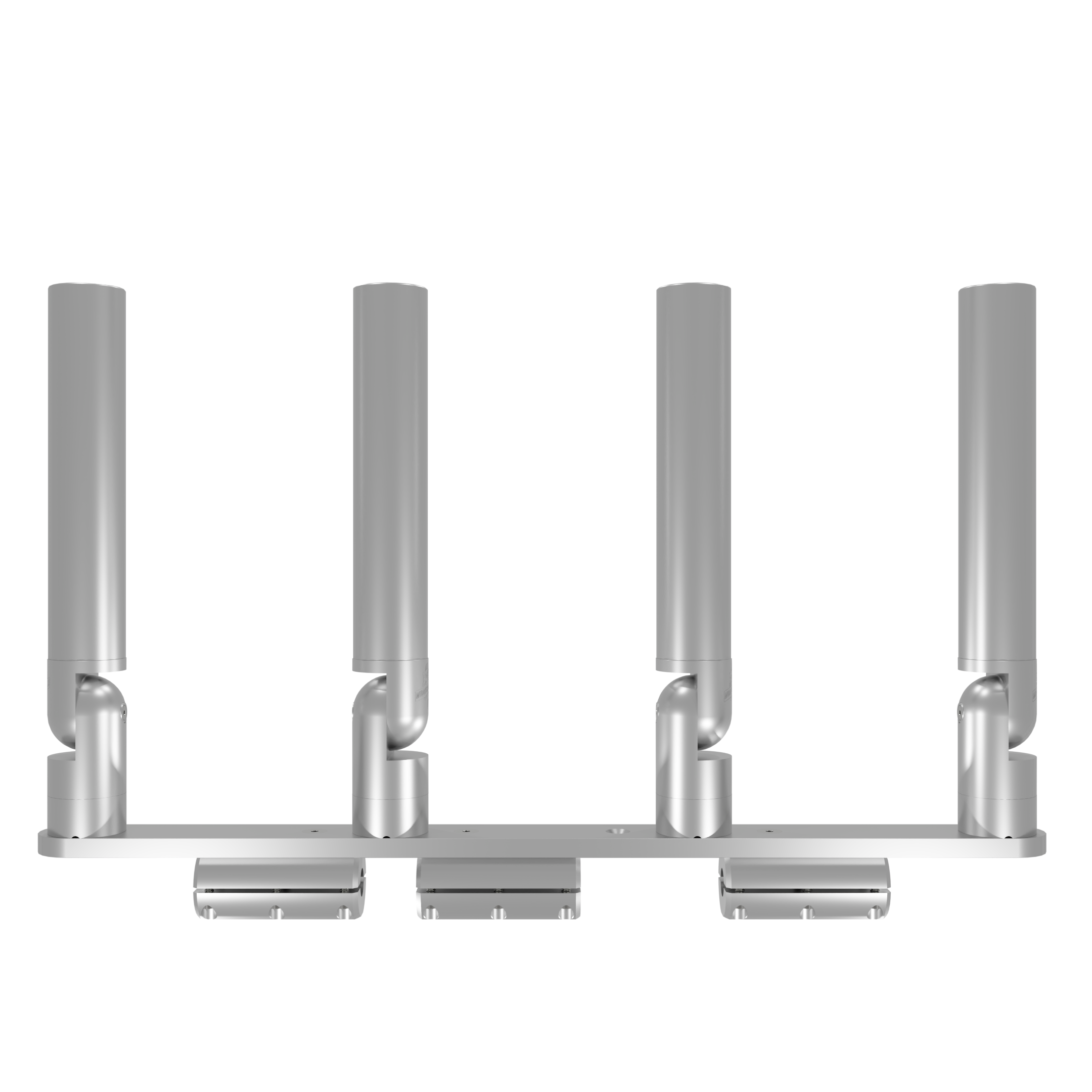 QUAD HORIZONTAL TREE ROD HOLDER WITH CLAMSHELL
