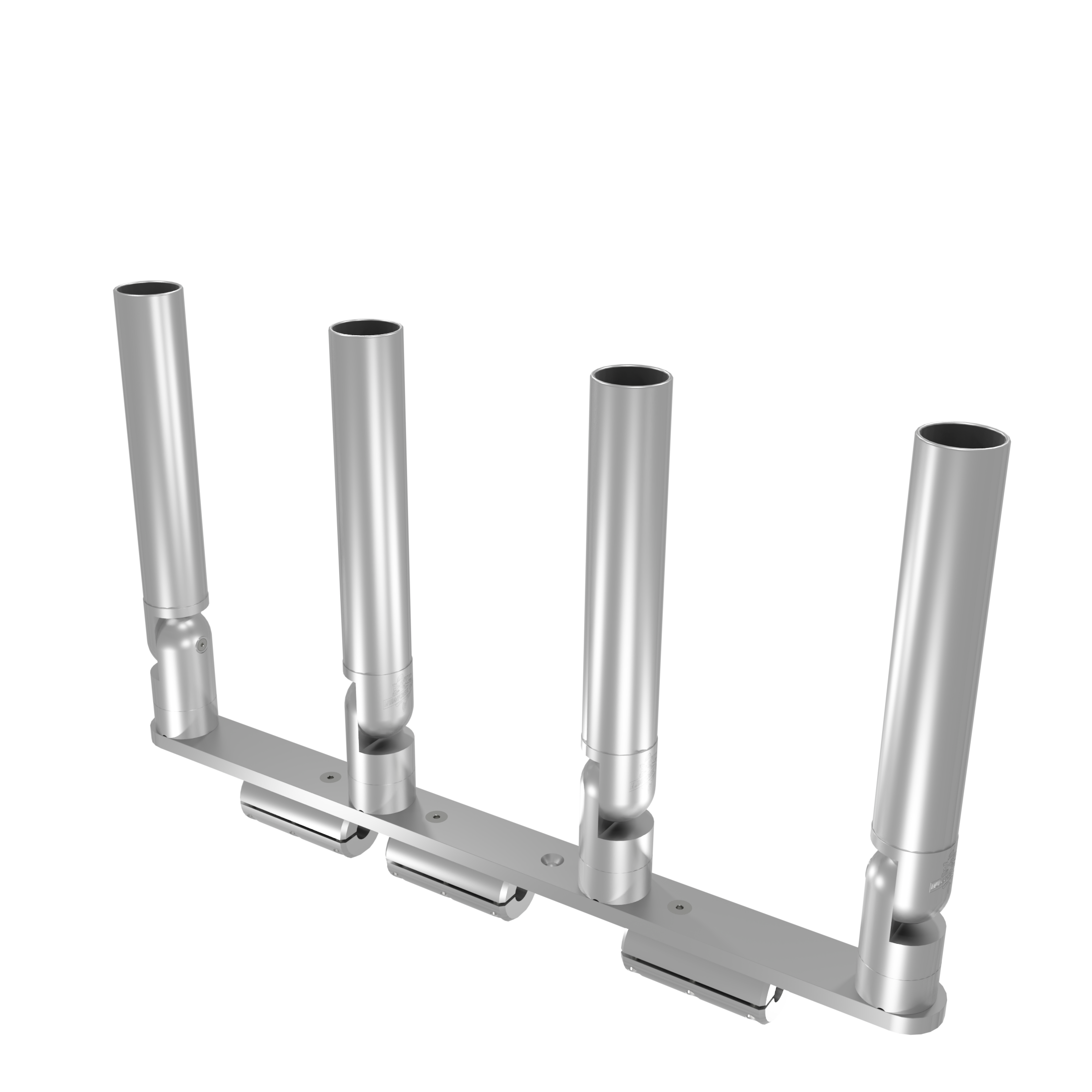 QUAD HORIZONTAL TREE ROD HOLDER WITH CLAMSHELL