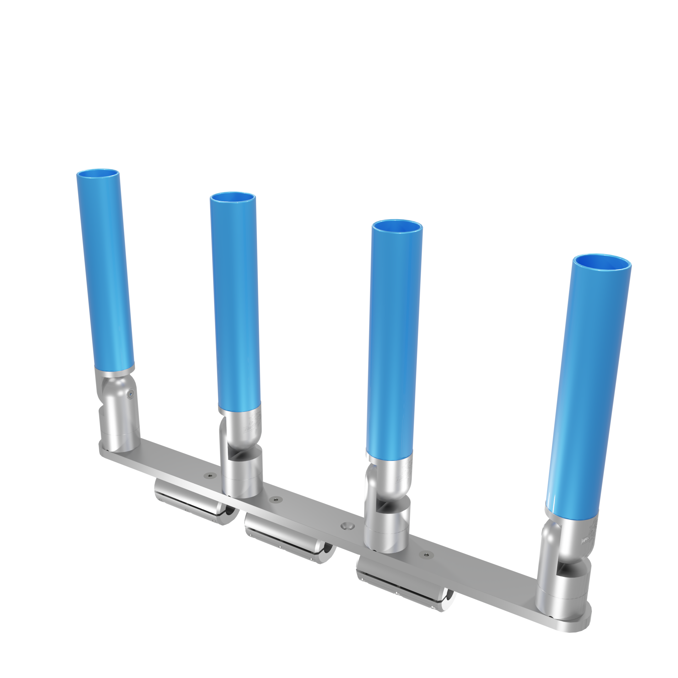 QUAD HORIZONTAL TREE ROD HOLDER WITH CLAMSHELL