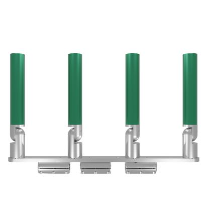QUAD HORIZONTAL TREE ROD HOLDER WITH CLAMSHELL