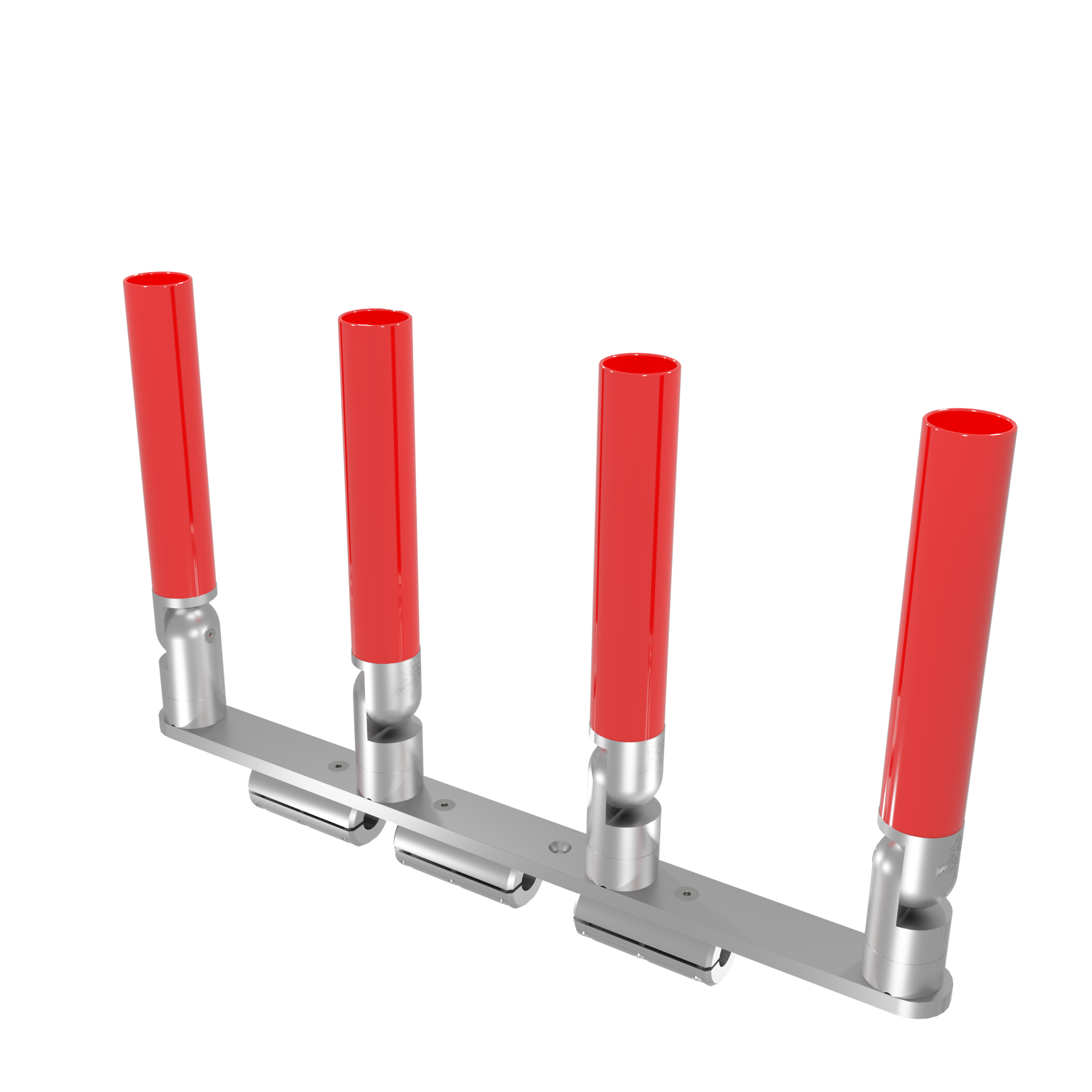 QUAD HORIZONTAL TREE ROD HOLDER WITH CLAMSHELL