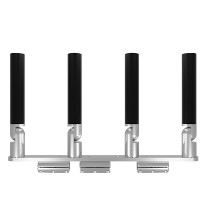 QUAD HORIZONTAL TREE ROD HOLDER WITH CLAMSHELL
