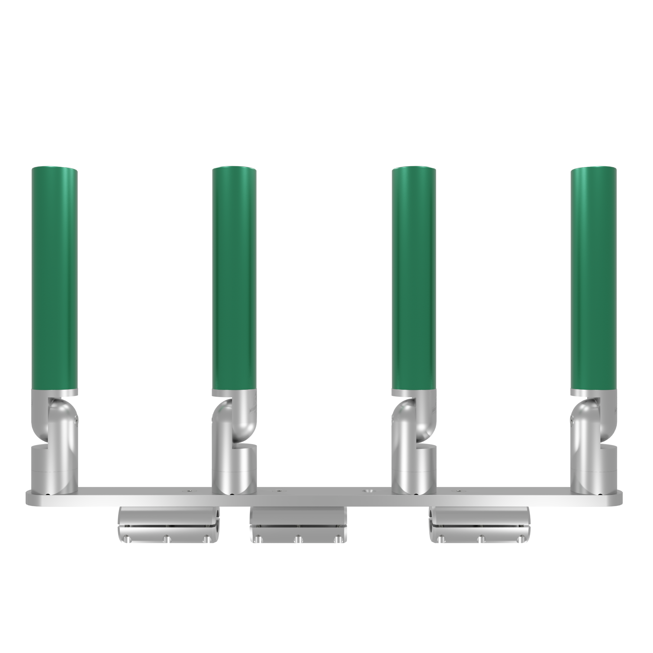 QUAD HORIZONTAL TREE ROD HOLDER WITH CLAMSHELL