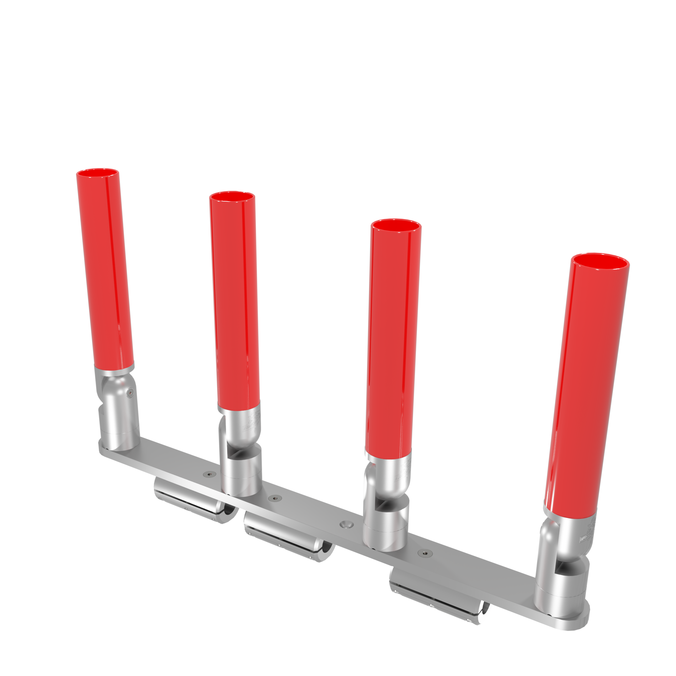 QUAD HORIZONTAL TREE ROD HOLDER WITH CLAMSHELL