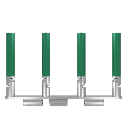 QUAD HORIZONTAL TREE ROD HOLDER WITH CLAMSHELL