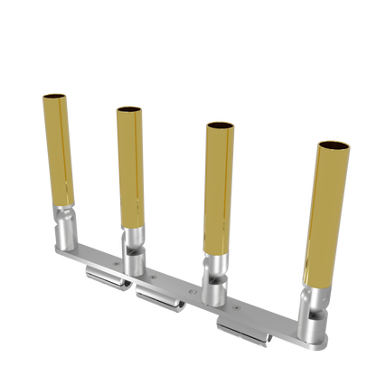 QUAD HORIZONTAL TREE ROD HOLDER WITH CLAMSHELL