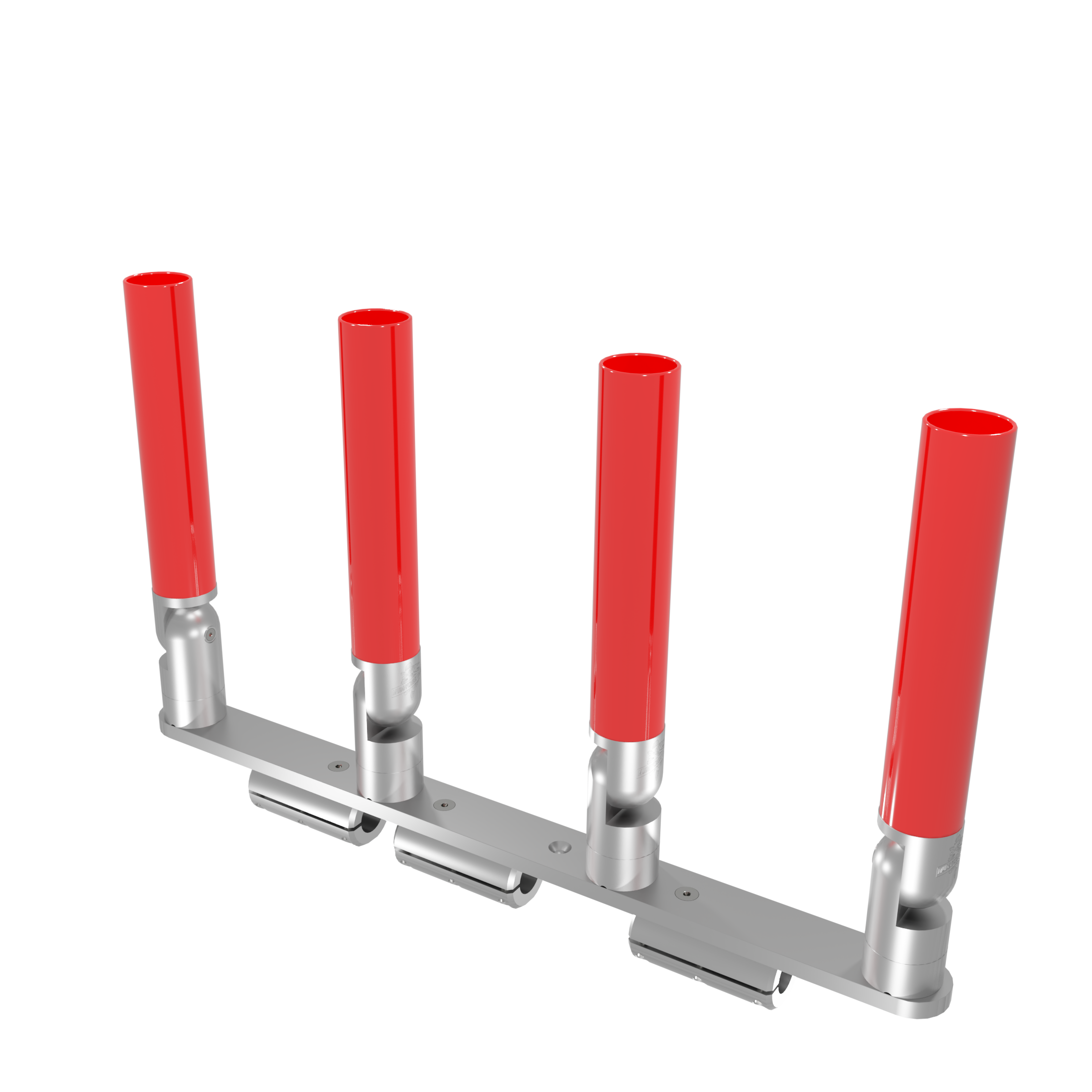 QUAD HORIZONTAL TREE ROD HOLDER WITH CLAMSHELL
