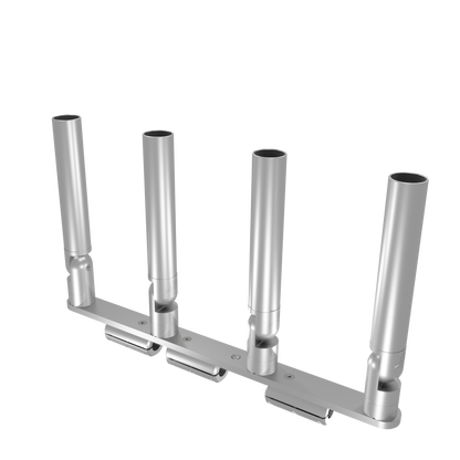 QUAD HORIZONTAL TREE ROD HOLDER WITH CLAMSHELL