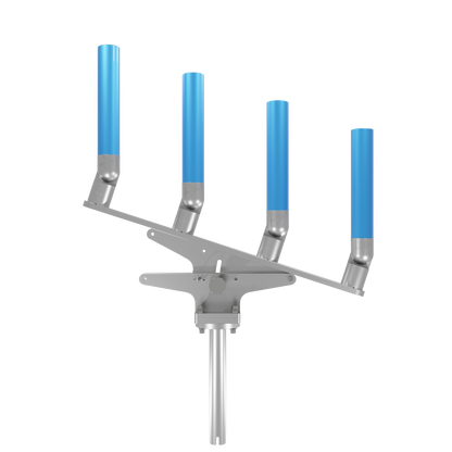 QUAD ARTICULATING TREE ROD HOLDER WITH GIMBAL