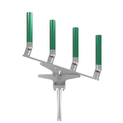 QUAD ARTICULATING TREE ROD HOLDER WITH GIMBAL
