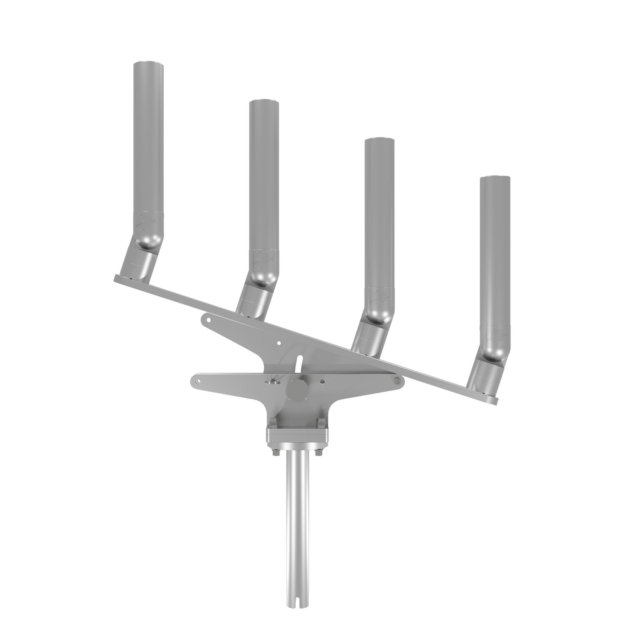 QUAD ARTICULATING TREE ROD HOLDER WITH GIMBAL