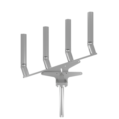 QUAD ARTICULATING TREE ROD HOLDER WITH GIMBAL