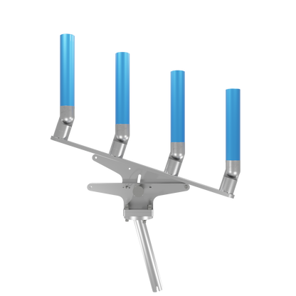 QUAD ARTICULATING TREE ROD HOLDER WITH GIMBAL