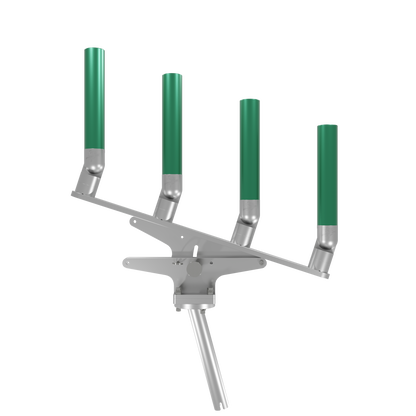 QUAD ARTICULATING TREE ROD HOLDER WITH GIMBAL