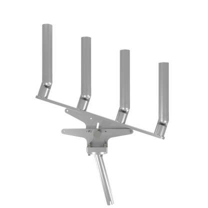 QUAD ARTICULATING TREE ROD HOLDER WITH GIMBAL