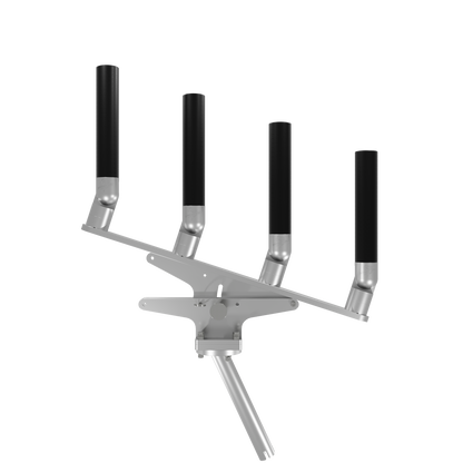 QUAD ARTICULATING TREE ROD HOLDER WITH GIMBAL
