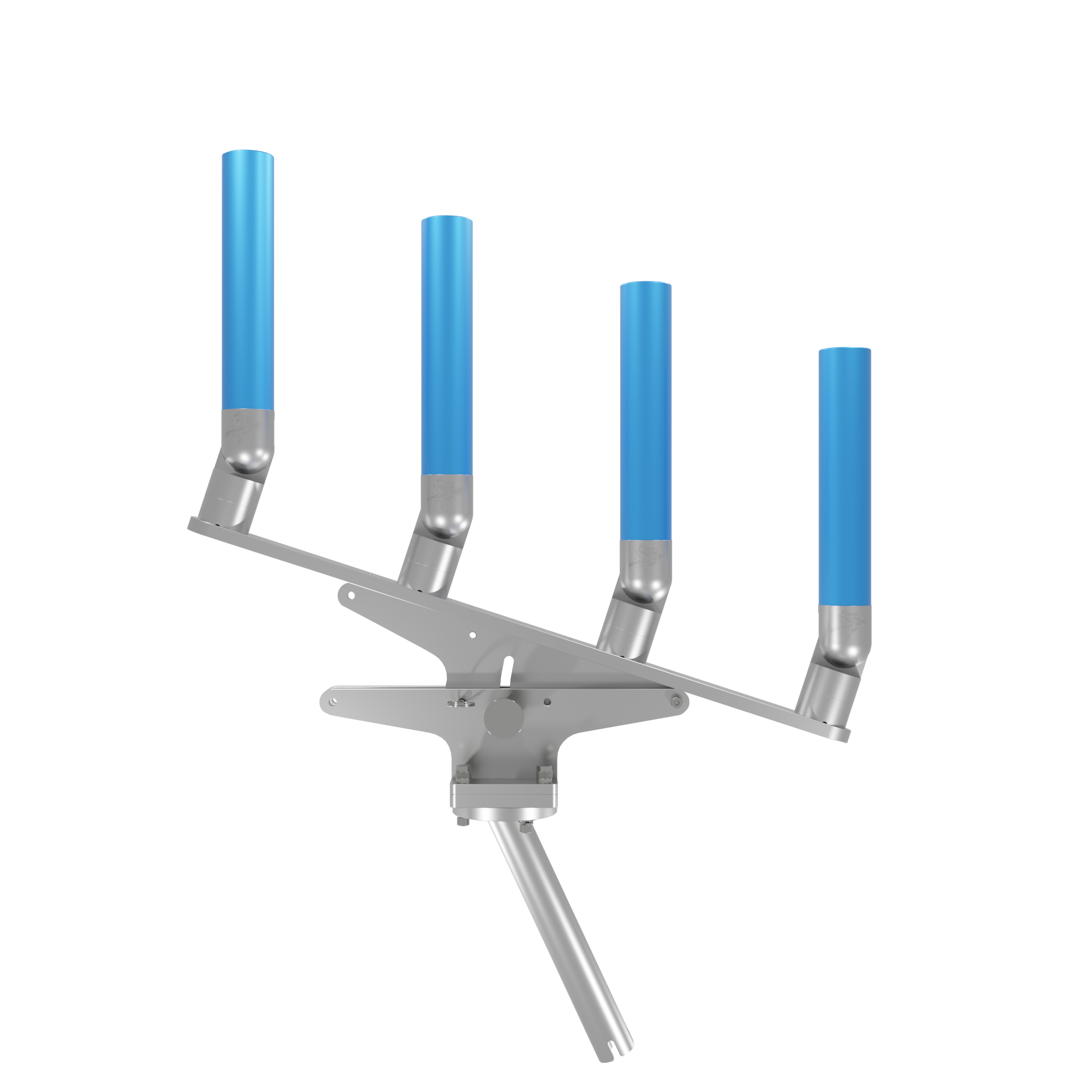 QUAD ARTICULATING TREE ROD HOLDER WITH GIMBAL