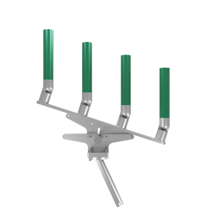 QUAD ARTICULATING TREE ROD HOLDER WITH GIMBAL