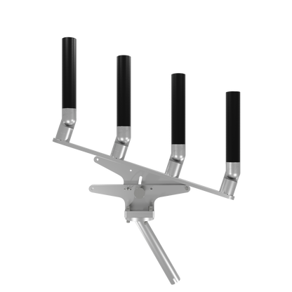 QUAD ARTICULATING TREE ROD HOLDER WITH GIMBAL