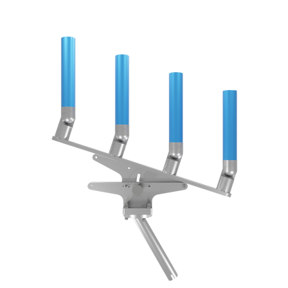 QUAD ARTICULATING TREE ROD HOLDER WITH GIMBAL