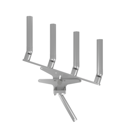 QUAD ARTICULATING TREE ROD HOLDER WITH GIMBAL