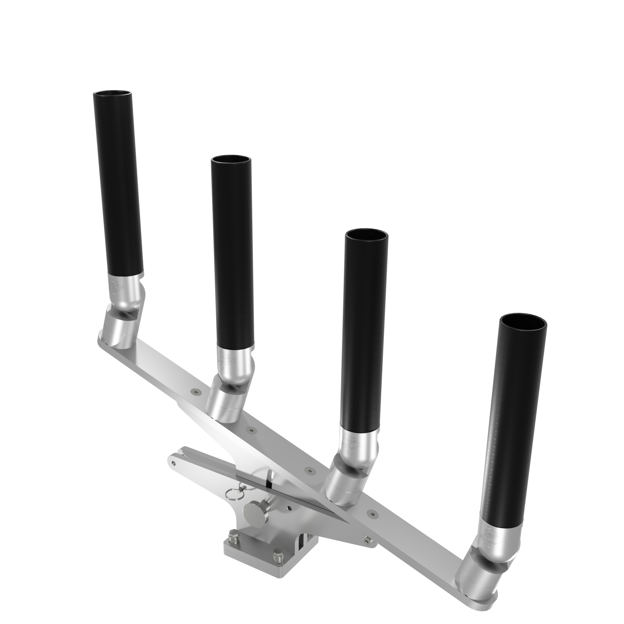QUAD ARTICULATING TREE ROD HOLDER WITH MOUNT