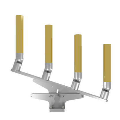 QUAD ARTICULATING TREE ROD HOLDER WITH MOUNT