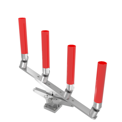 QUAD ARTICULATING TREE ROD HOLDER WITH MOUNT