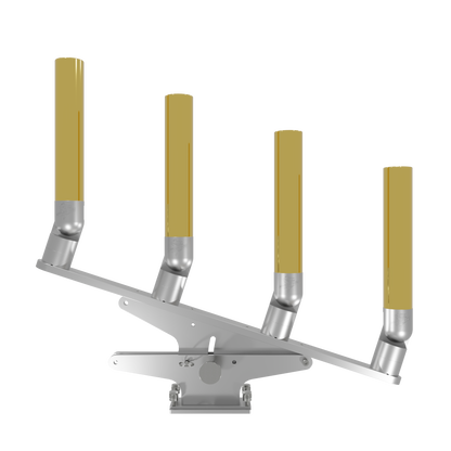 QUAD ARTICULATING TREE ROD HOLDER WITH MOUNT