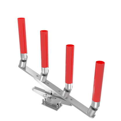 QUAD ARTICULATING TREE ROD HOLDER WITH MOUNT